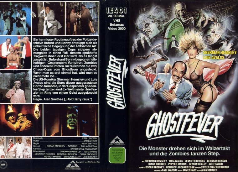 Ghost Fever (1986) german vhs cover by Enzo Sciotti