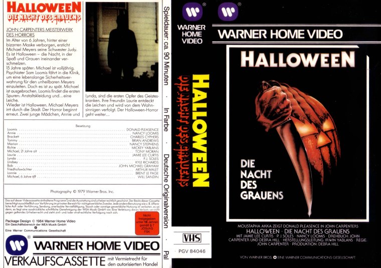 Halloween (1978) german vhs