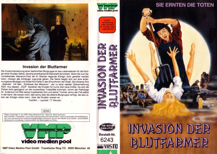 Invasion is the Blood Farmers (1972) german vhs
