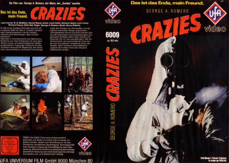 The Crazies (1973) german vhs